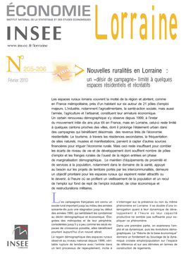 Nouvelles Ruralités En Lorraine : 205-206