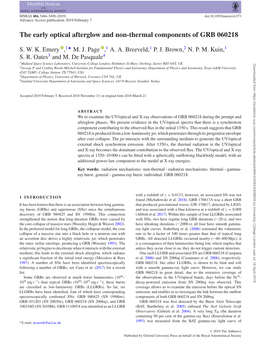 The Early Optical Afterglow and Non-Thermal Components of GRB 060218