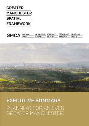 Greater Manchester Spatial Framework Executive Summary