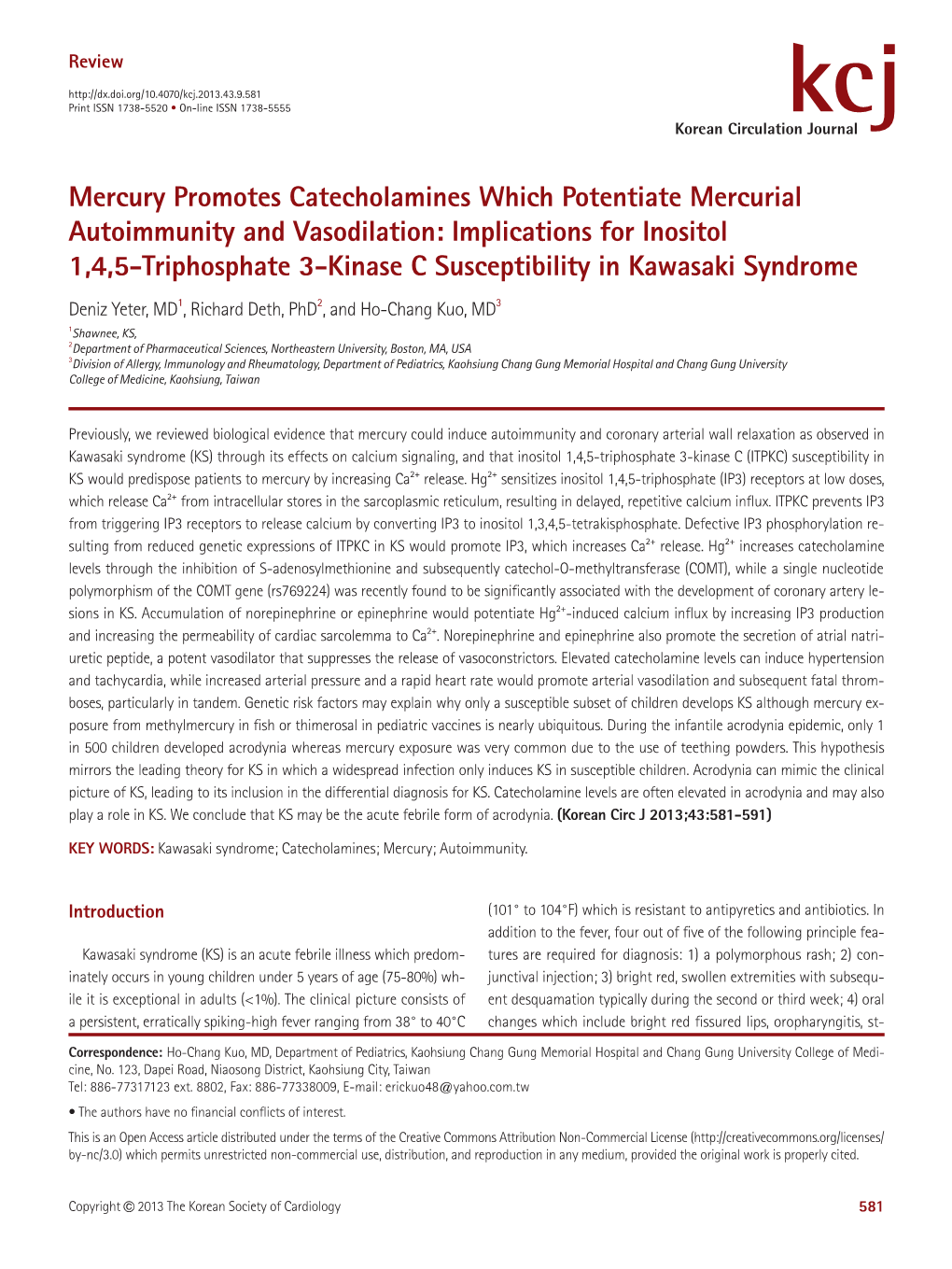 Implications for Inositol 1,4,5-Trip