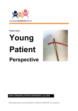 EPF Young Patient Perspective Initiative Report