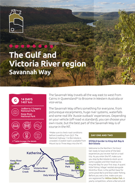 The Gulf and Victoria River Region Savannah Way