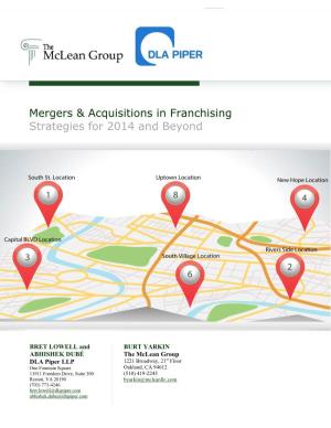 Mergers and Acquisitions in Franchising