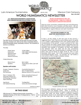 World Numismatics Newsletter U.S
