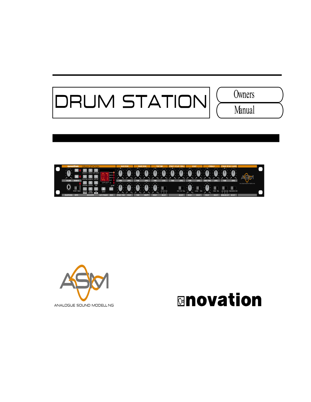 Novation Drumstation Rack Drum Synthesizer