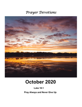 October 2020