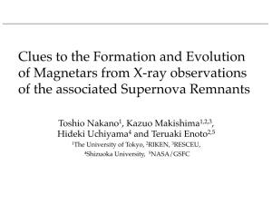 Clues to the Formation and Evolution of Magnetars from X-Ray Observations of the Associated Supernova Remnants 