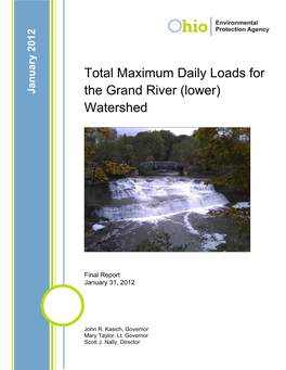 Total Maximum Daily Loads for the Grand River (Lower) Watershed
