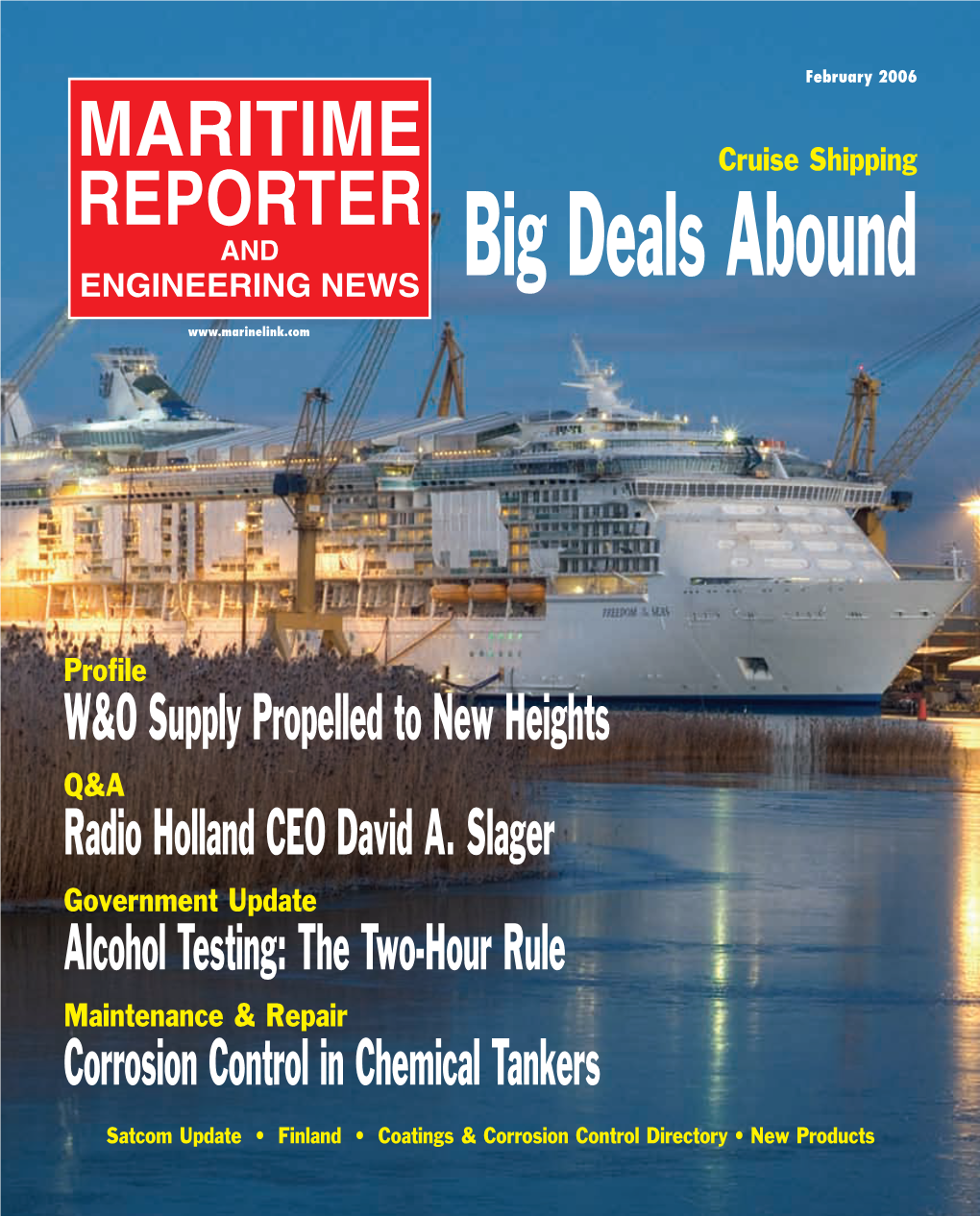 Maritime Reporter & Engineering News MR FEBRUARY2006 #1 (1-8).Qxd 2/1/2006 7:10 PM Page 7