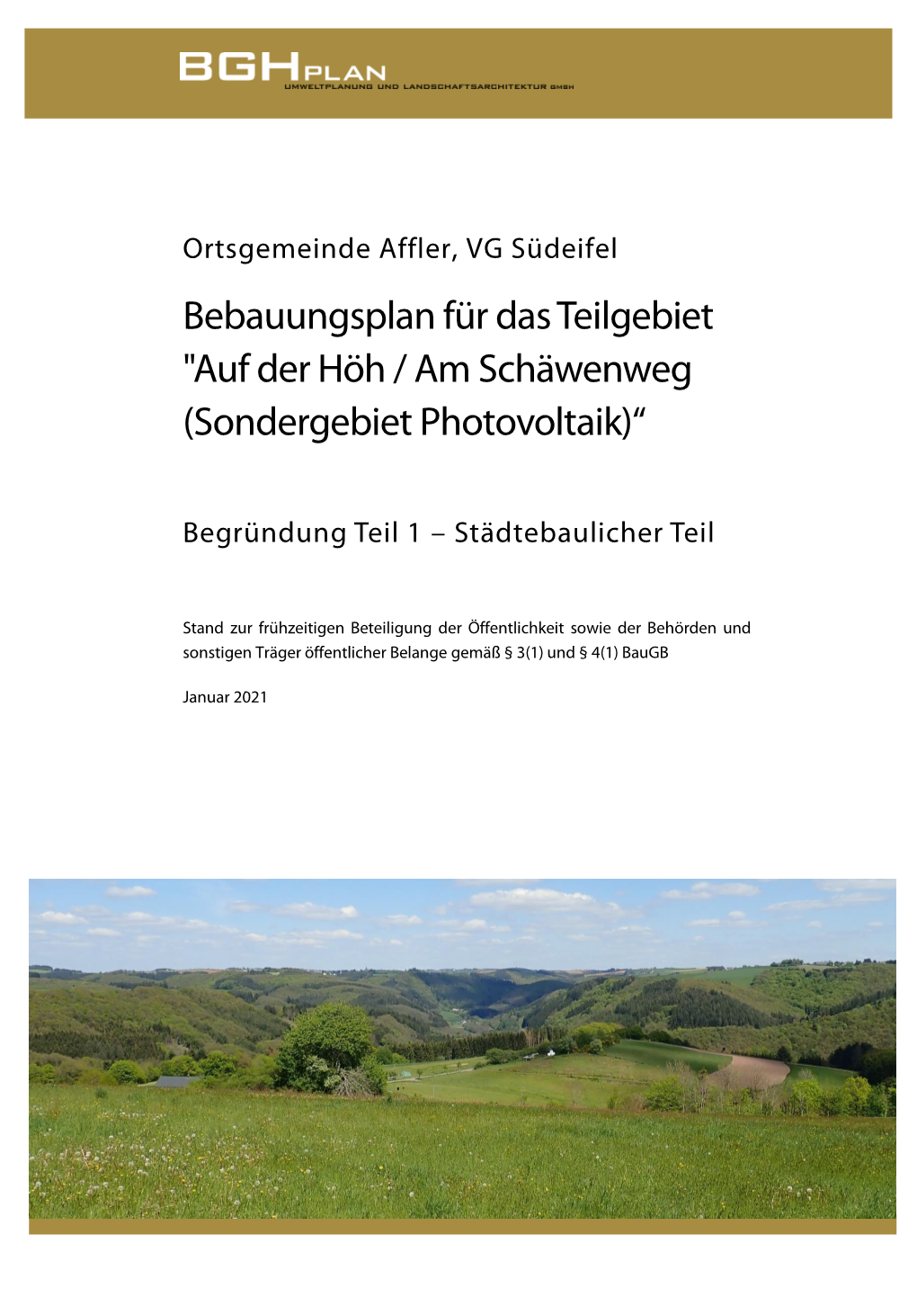 Auf Der Höh / Am Schäwenweg (Sondergebiet Photovoltaik)“