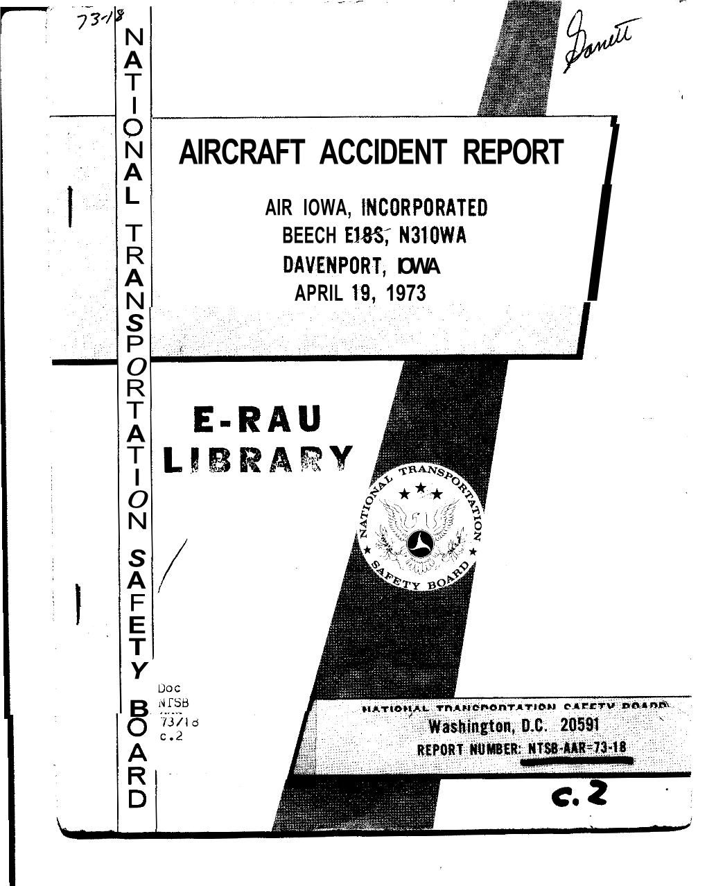 Aircraft Accident Report I