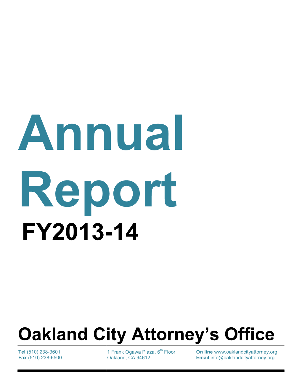FY2013-14 Annual Report
