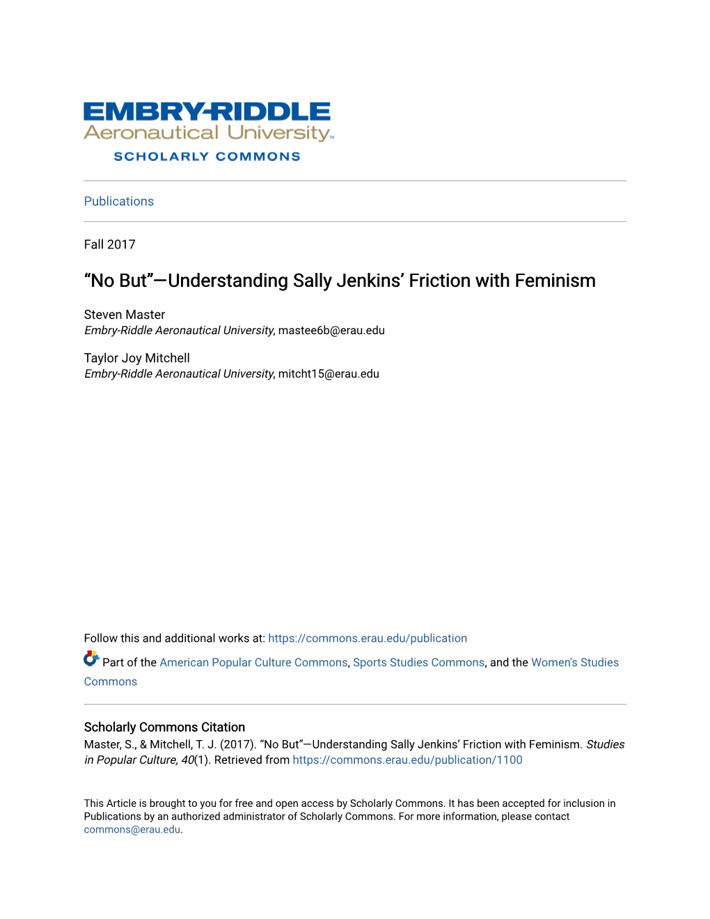 Understanding Sally Jenkins' Friction with Feminism