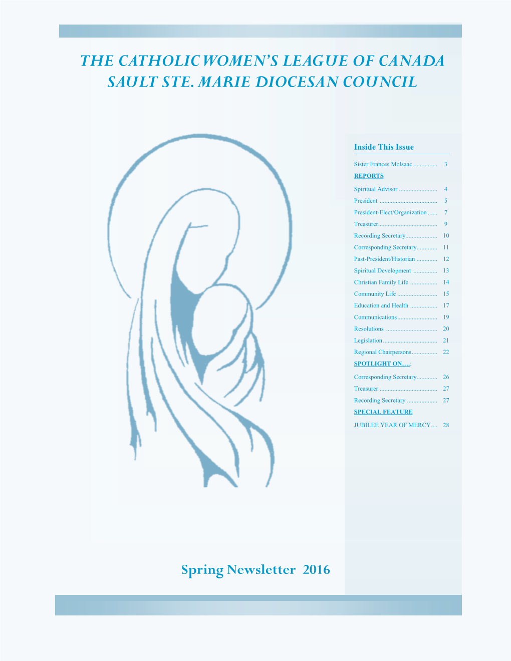 Spring Newsletter 2016