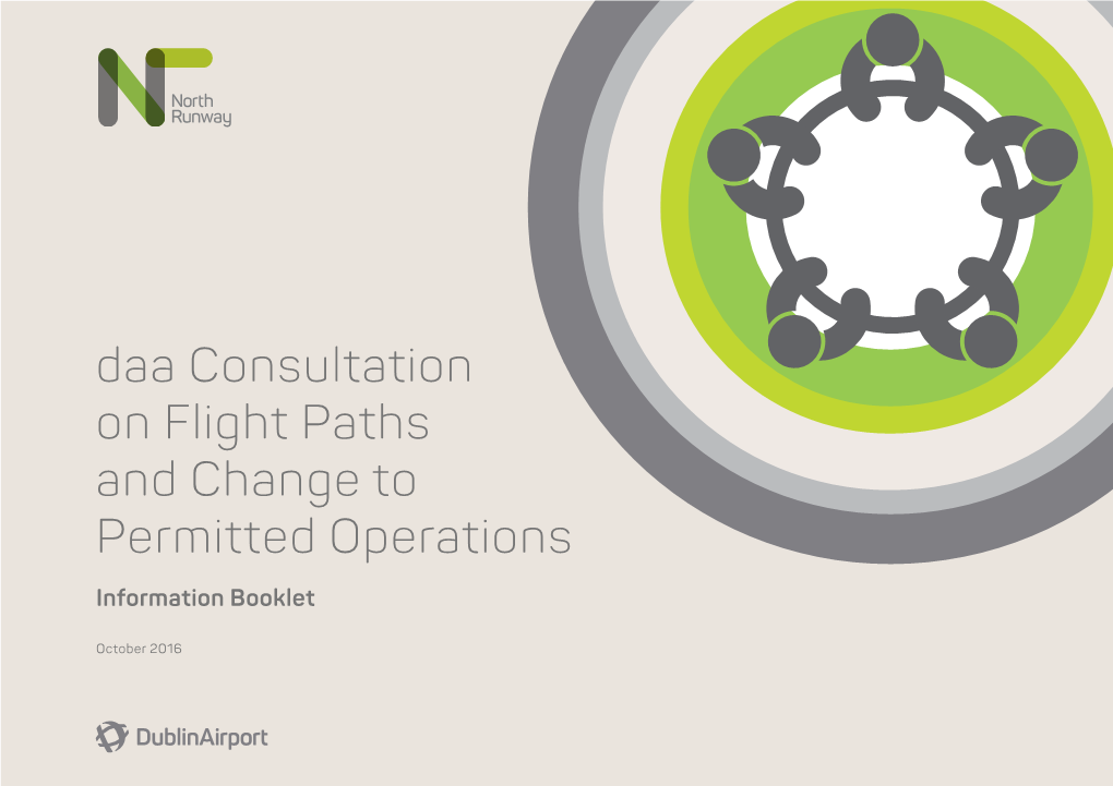 Daa Consultation on Flight Paths and Change to Permitted Operations Information Booklet