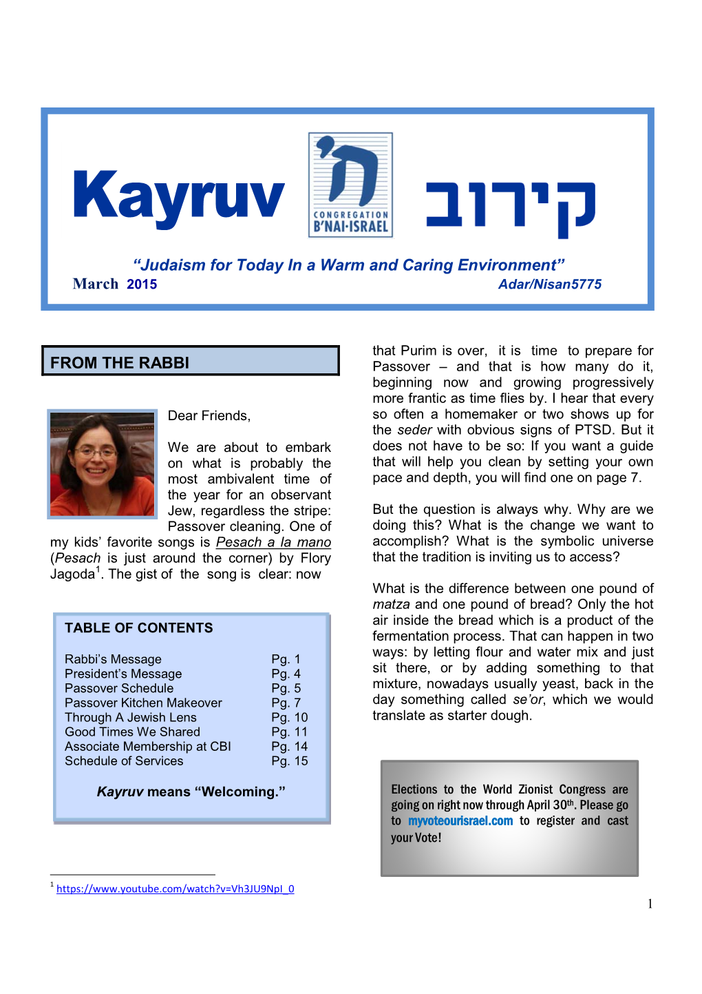 March 2015 Bulletin