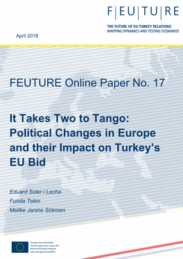 Political Changes in Europe and Their Impact on Turkey's EU