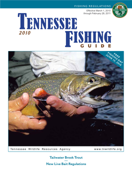 Tennessee Fishing Length Range, Only One Fish Over 20 Inches May Sunrise to One-Half Hour After Sunset License and Trout Stamp