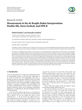 Measurement in the De Broglie-Bohm Interpretation: Double-Slit, Stern-Gerlach, and EPR-B