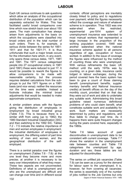 Digest of Welsh Historical Statistics 1974 to 1996: Chapter 7