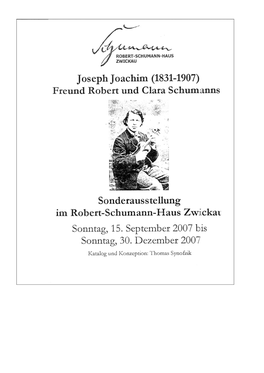 Josef Joachim Freund Von Clara Schumann (*.Pdf, 293.00