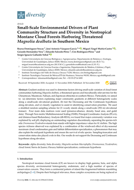 Small-Scale Environmental Drivers of Plant Community Structure