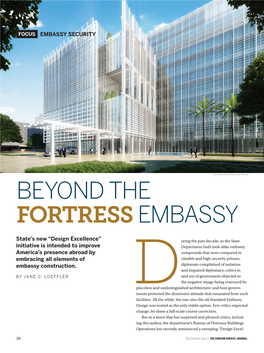Beyond the Fortress Embassy