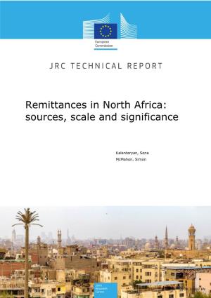 Remittances in North Africa: Sources, Scale and Significance