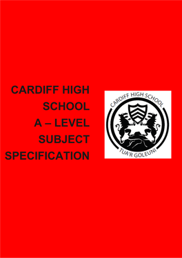 A Level Courses Subject Specification (1) PDF File