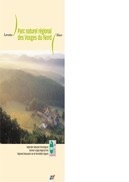 Brochure Générale De Présentation Du Parc Naturel Régional Des Vosges Du Nord