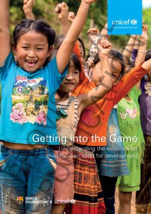 Getting Into the Game Understanding the Evidence for Child-Focused Sport for Development