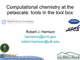 Computational Chemistry at the Petascale: Tools in the Tool Box