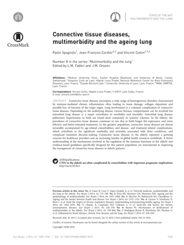 Connective Tissue Diseases, Multimorbidity and the Ageing Lung