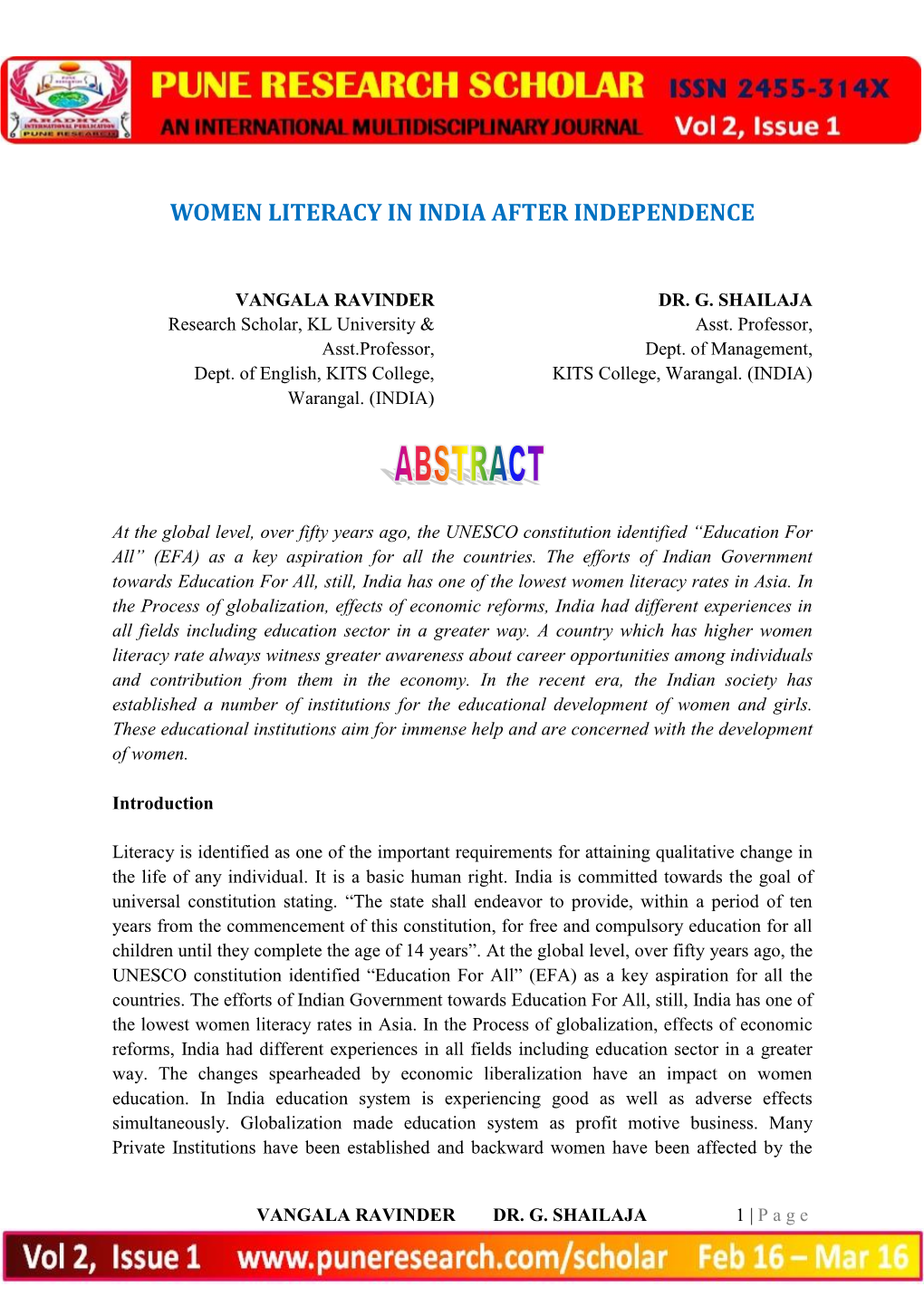 Women Literacy in India After Independence