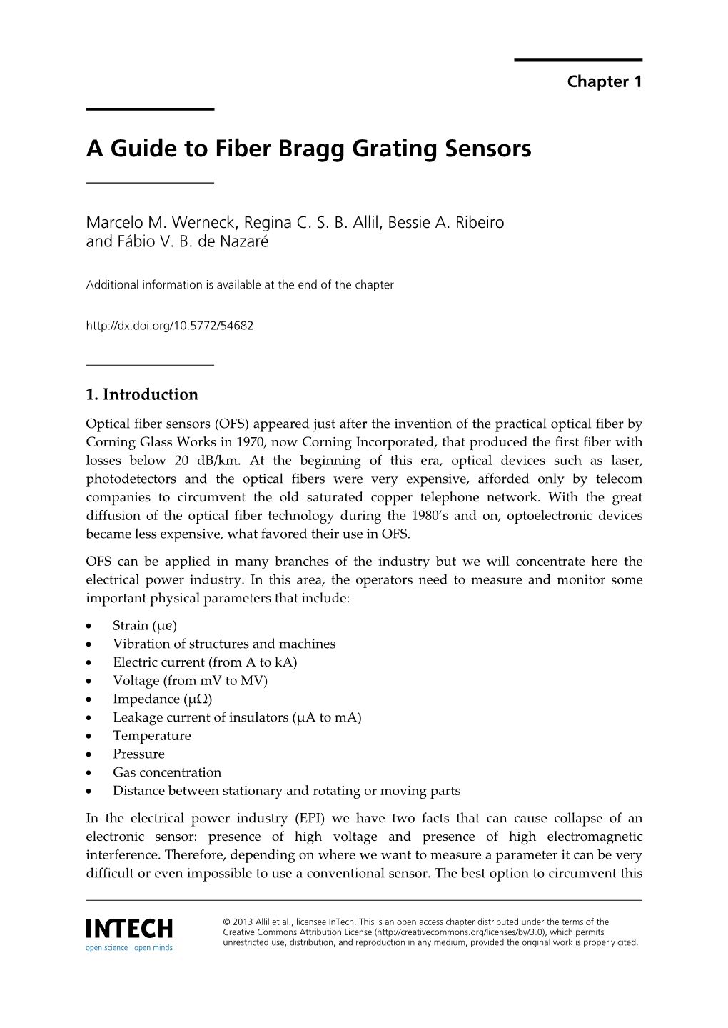 A Guide to Fiber Bragg Grating Sensors