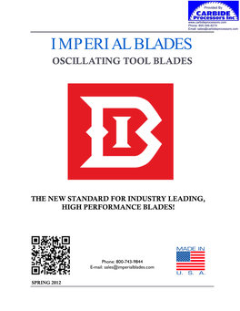 Imperial Blades Oscillating Tool Blades