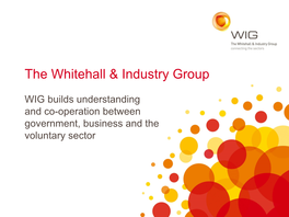 The Whitehall & Industry Group