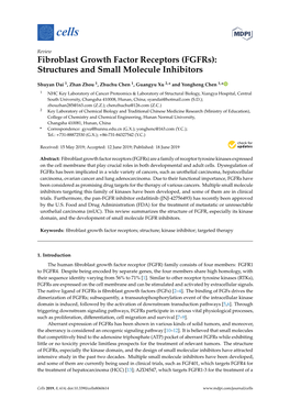 (Fgfrs): Structures and Small Molecule Inhibitors