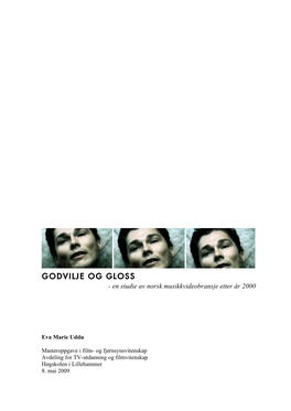 GODVILJE OG GLOSS - En Studie Av Norsk Musikkvideobransje Etter År 2000
