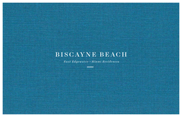 Biscayne Beach Condos Brochure