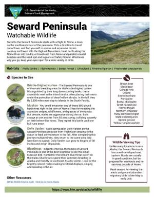 Seward Peninsula Watchable Wildlife Page