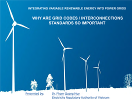 Why Are Grid Codes / Interconnections Standards So Important