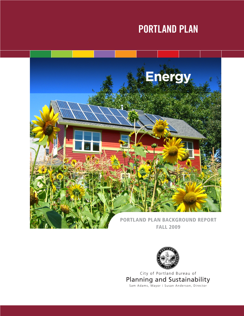 Sources of Total Energy Used in City of Portland for 2007