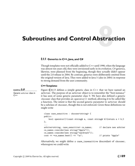 Subroutines and Control Abstraction8