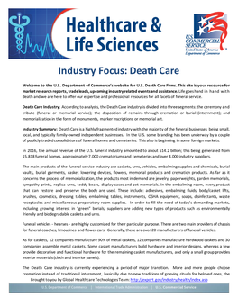 Industry Focus: Death Care