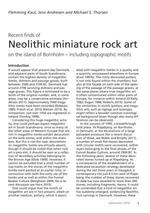 Neolithic Miniature Rock Art on the Island of Bornholm – Including Topographic Motifs