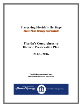 Preserving Florida's Heritage
