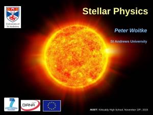 Stellar Physicsphysics