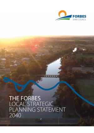 The Forbes Local Strategic Planning Statement 2040 the Forbes Local Strategic Planning Statement 2040