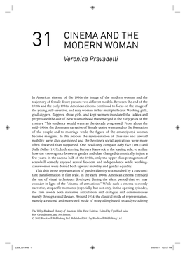 Cinema and the Modern Woman 3